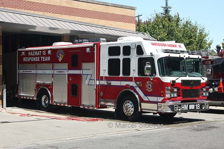 Vancouver FD Hazmat Spartan Smeal SVI