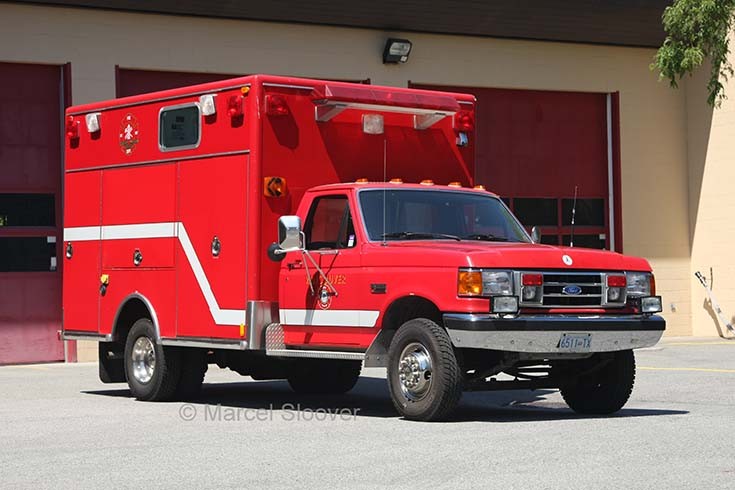 Vancouver Fire dept Ford Ambulance