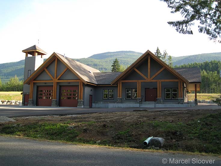 Benson Meadows Fire Hall BC Canada