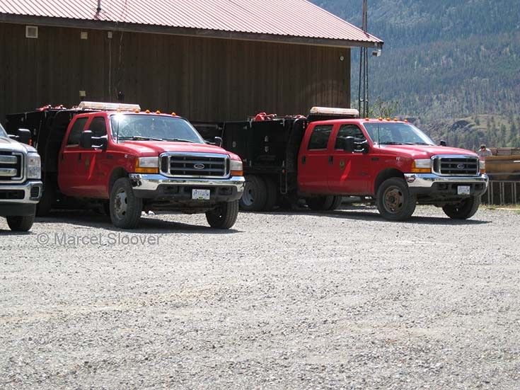 Ford Bush Fire units BC Canada