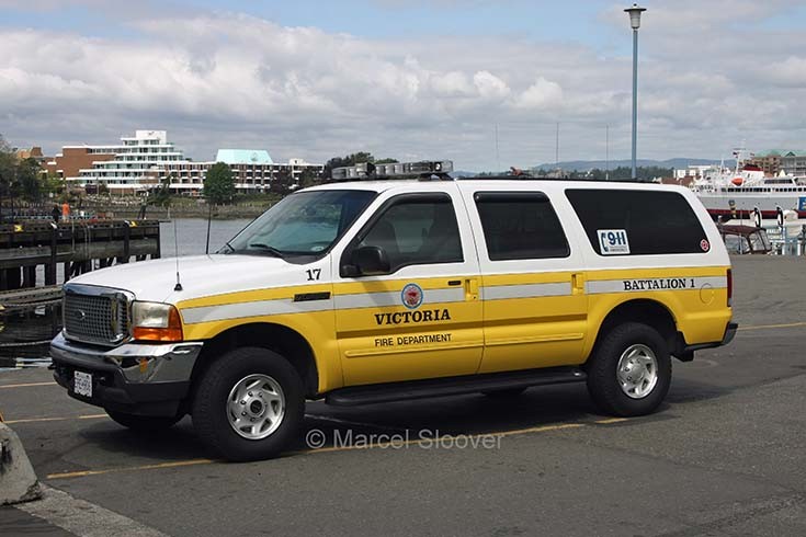 Ford Excursion Victoria Fire department.