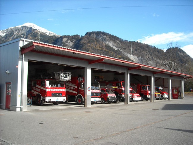Fire station Landquart Switzerland