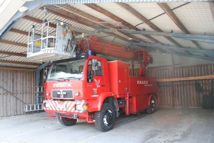Falck Velje MAN aerial unit