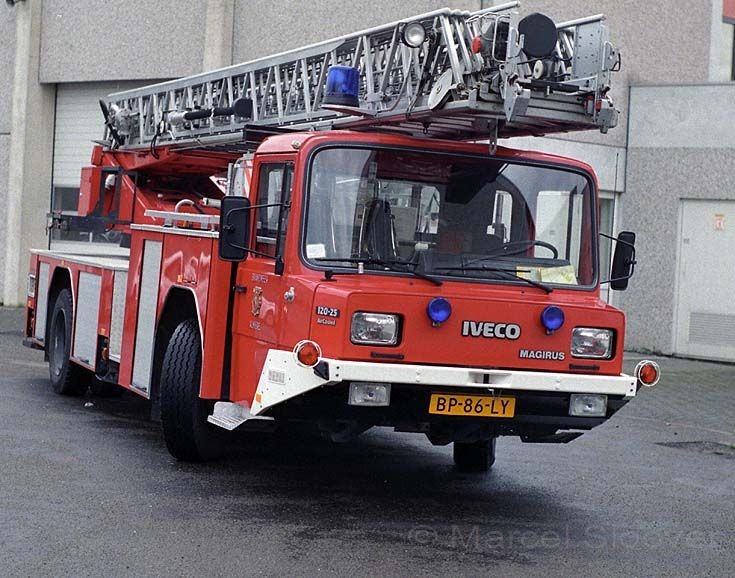 Iveco Magirus ladder Brandweer Almere