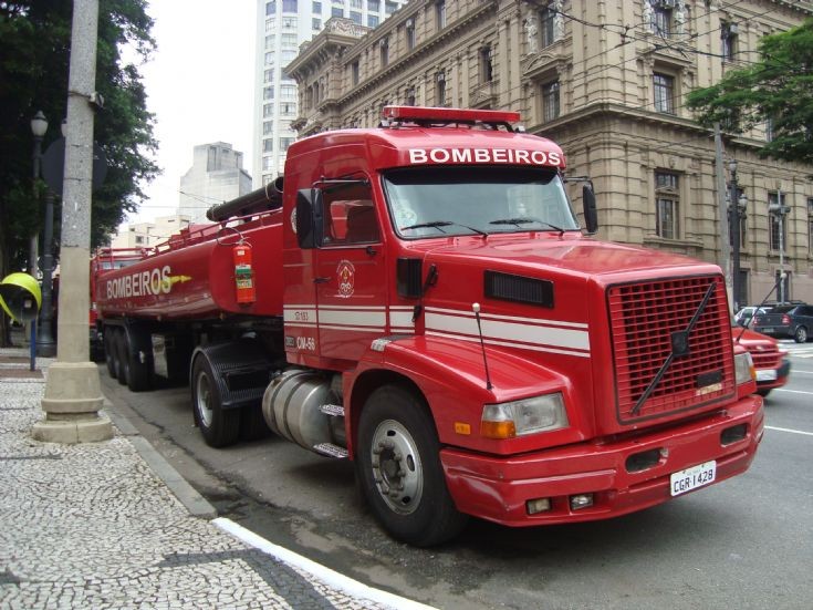 Fire Brigade São Paulo Brazil Volvo Tank CM56