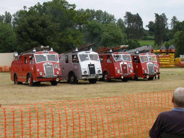Line up Devon County Fire service