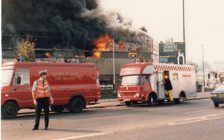 Avon fire brigade Bedford TK CU 1986 