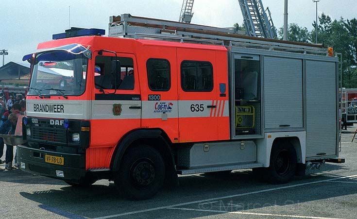 Brandweer Bussum DAF 1300 Mostard Bachert