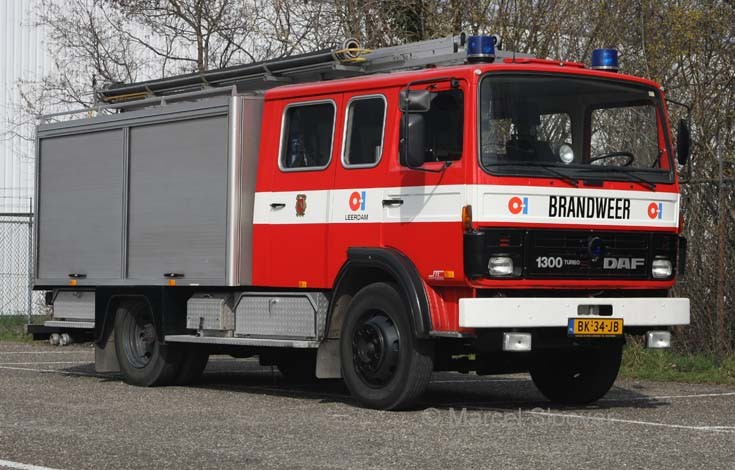Brandweer Glas Fabriek Leerdam DAF 1300