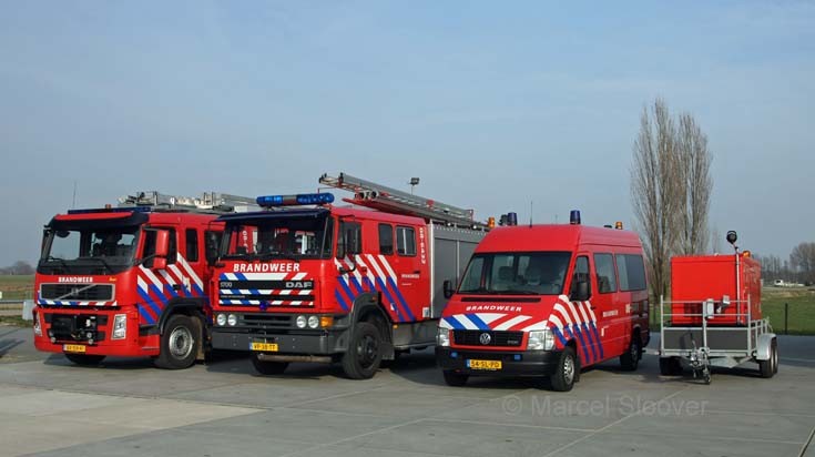 Line up brandweer Lingewaal Zuid