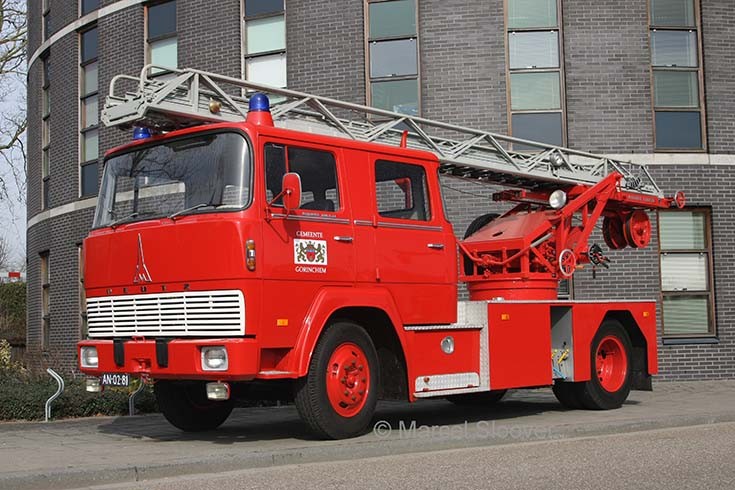 Brandweer Gorinchem Magirus Deutz 100D11 ladder