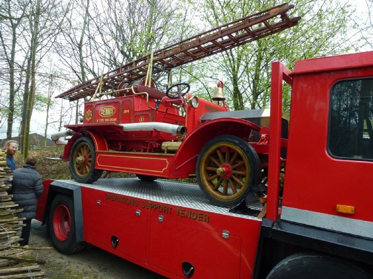 1914 Dennis Fire Engine at Lakeland museum