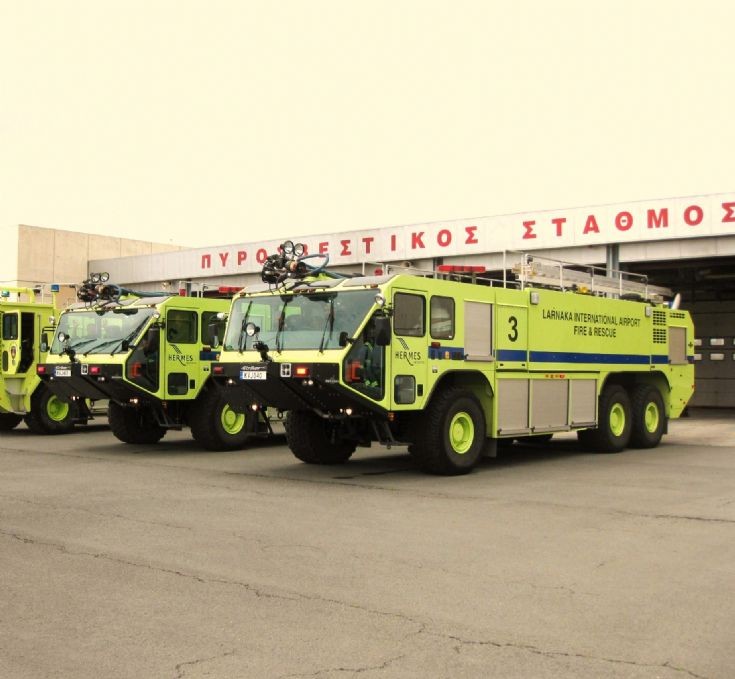 Larnaca Airport Oshkosh Striker 