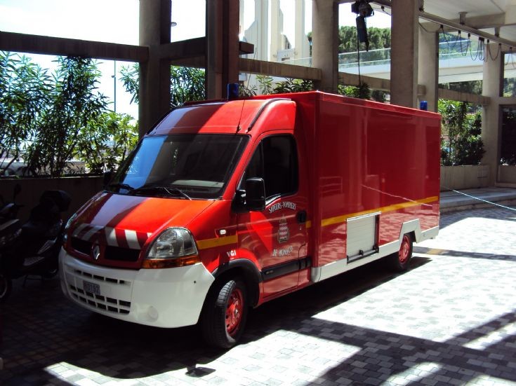 Firemen of Monaco's ambulance.