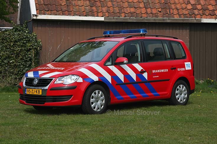 Volkswagen Touran brandweer Leeuwarden