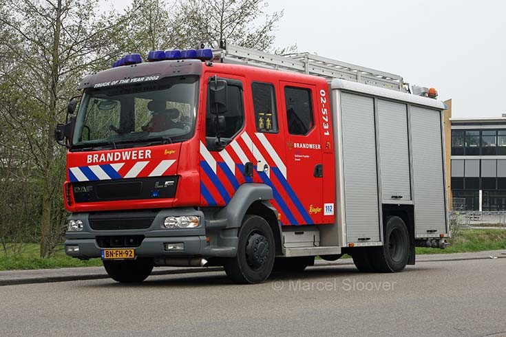 Brandweer Sneek DAF LF Ziegler 02-5731
