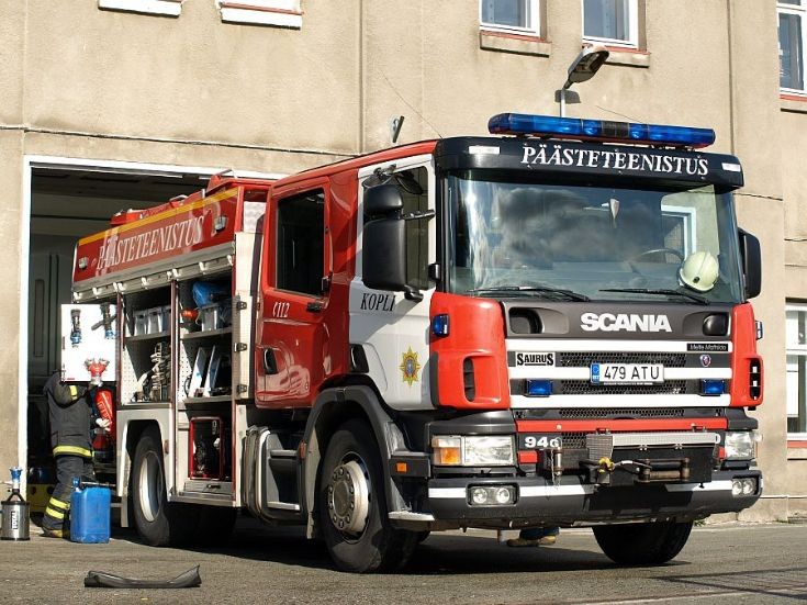 Estonian Scania firetruck