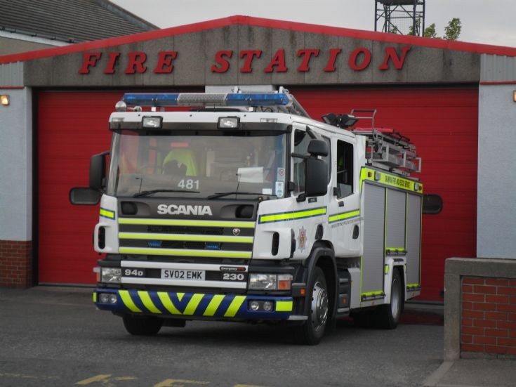 buckie Fire station scania