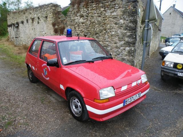 Haute Saône's firemen Renault Super Cinq.