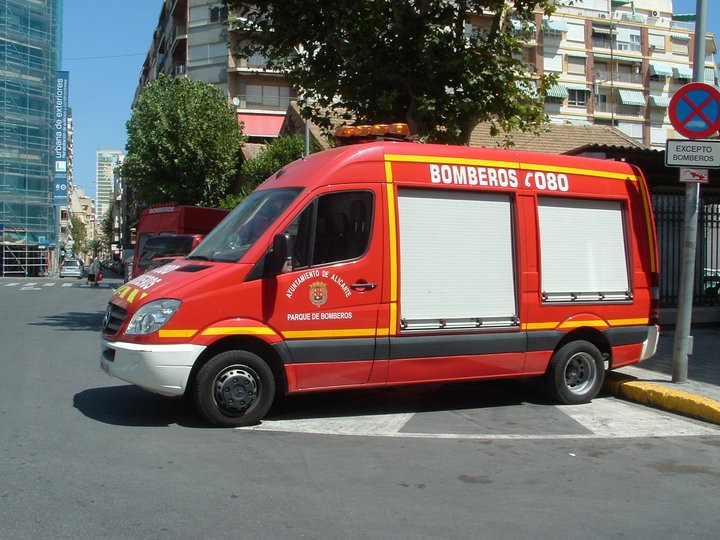 Spanish Fire Appliance Mercedes Benidorm