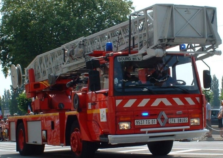 Renault ladder in Bourg en Bresse.