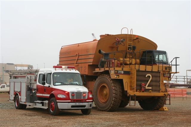 Rosenbauer pumper for Ghana 