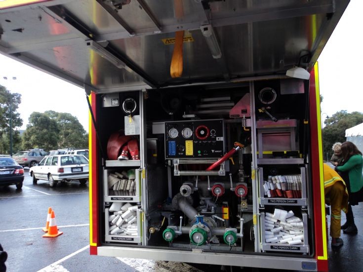 Hino Light Pumper - Anglesea CFA rear view
