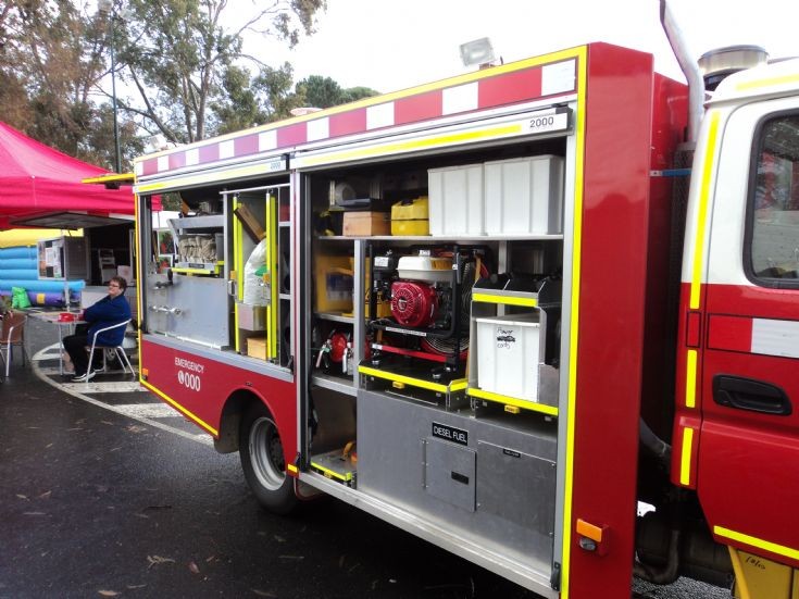 Hino Light Pumper - Anglesea CFA right hand side.