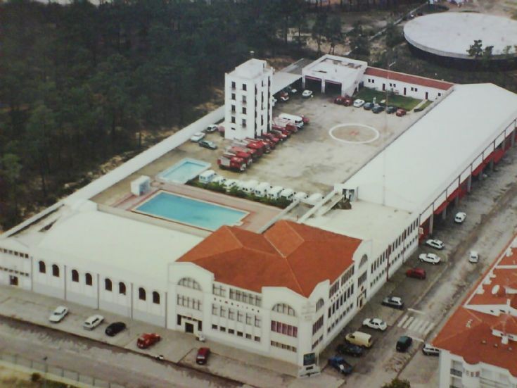Aerial view of Fire station in Algarve