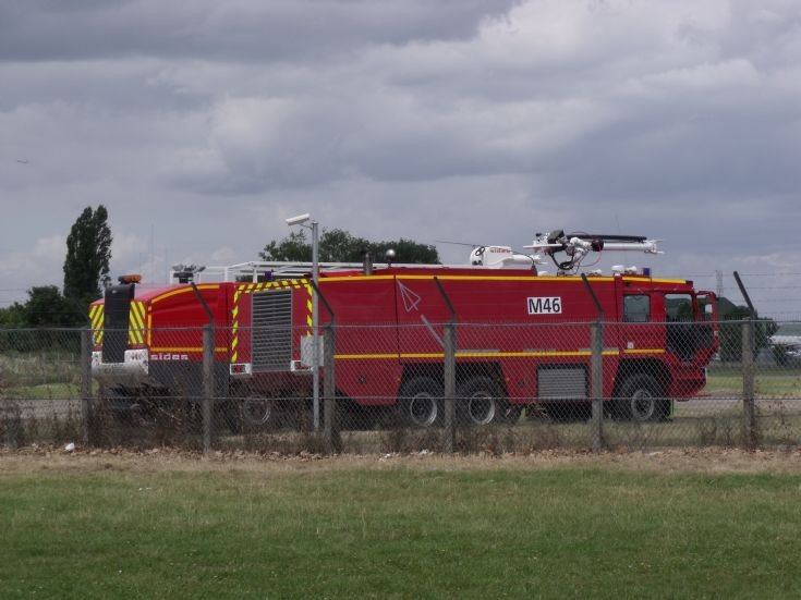 Sides airport truck.