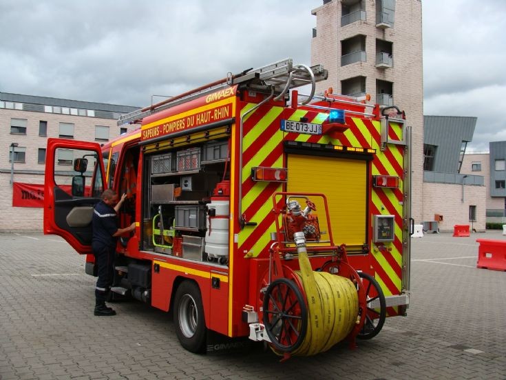 Rear view of Colmar light pumper