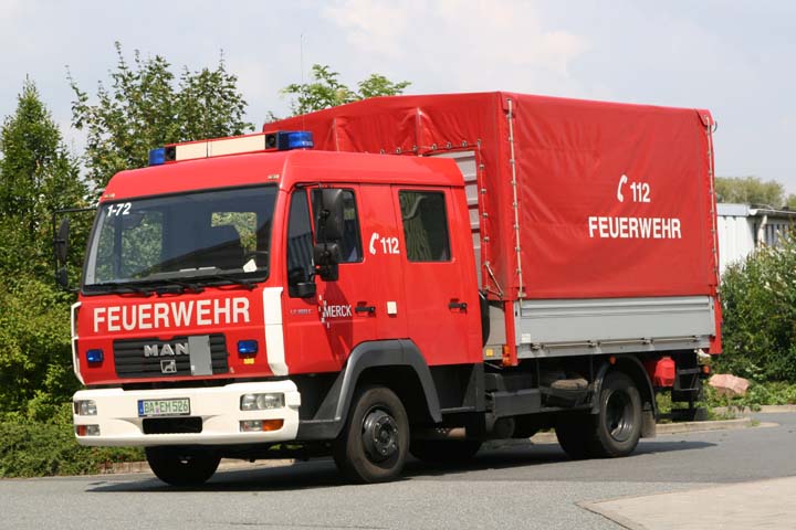 Werkfeuerwehr Merck Darmstadt MAN 