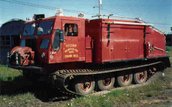 Kotzebue tracked fire truck.