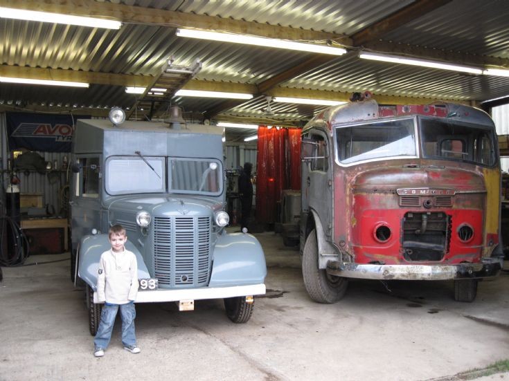austin k3 and commer 100 ft ladder