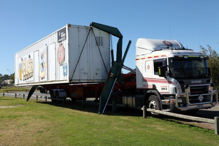 Scania with swinglift Redcliffe