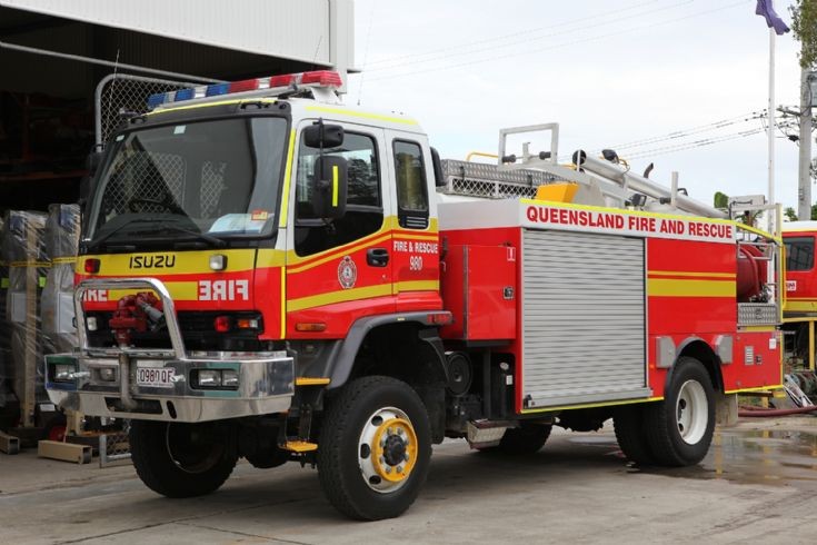 Isuzu 4x4 with front mounted monitor 