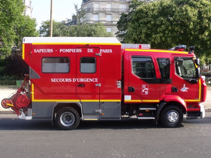 5th generation first aid truck in Paris.