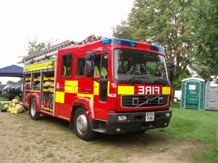 Suffolk Fire and Rescue Volvo AY03 FSN
