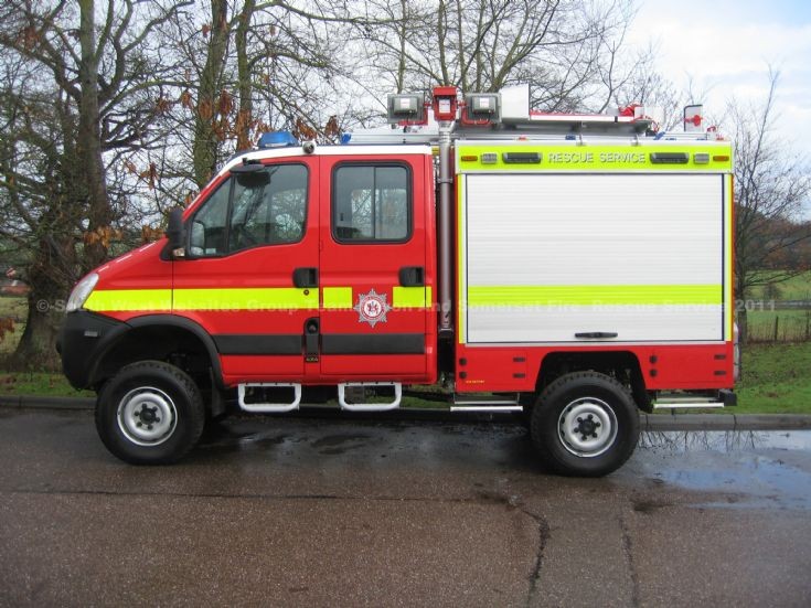 WA60 FGG Iveco Devon and Somerset FRS