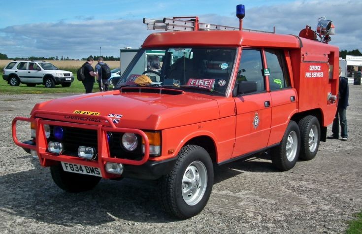 Range Rover Defence Fire service