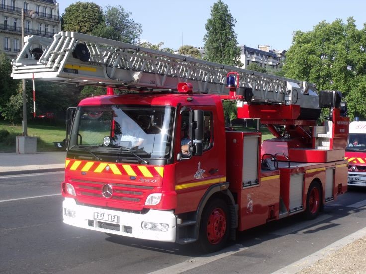 Mercedes Atego Turntable Ladder.
