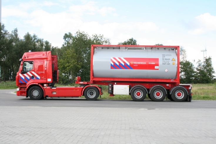 Renault Premium truck brandweer Terneuzen