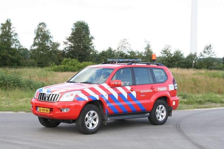 Toyota LandCruiser brandweer Terneuzen