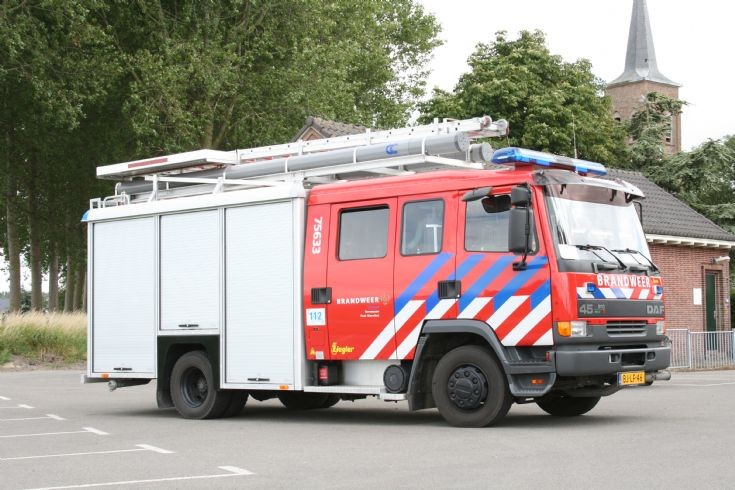 DAF FF45 Ziegler Brandweer Biervliet