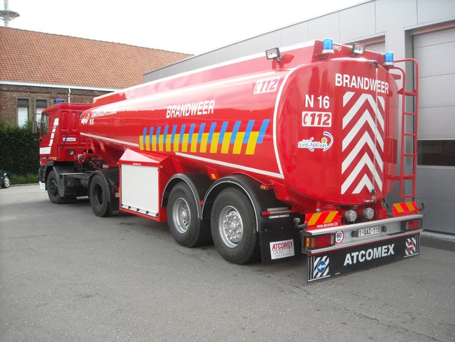 Water tanker DAF Brandweer Sint-Niklaas