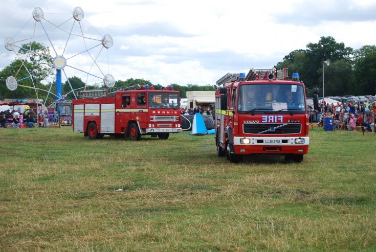 Volvo & Dennis Ex Londons Burning Odiham 2011