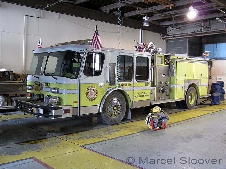 Engine 101 Whittier Volunteer Fire dept