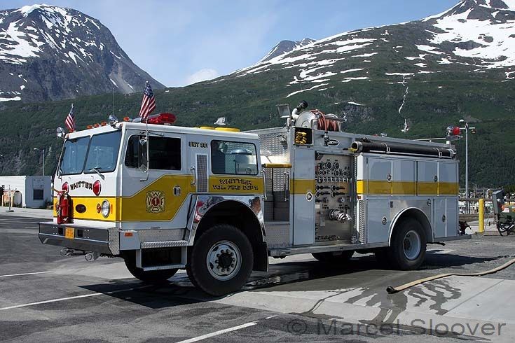 Engine 201 Volunteer Fire dept Whittier Alaska