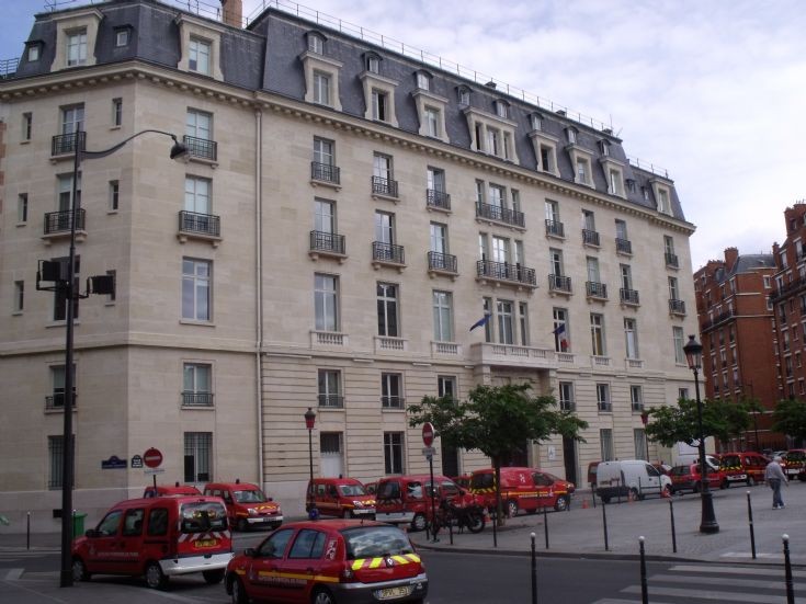 Paris-Champerret fire station.