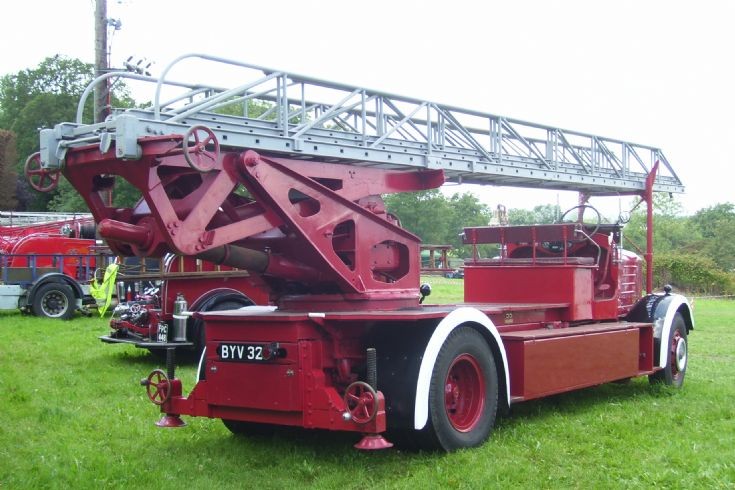 1936 Dennis/Morris/Magirus 100ft TL.(Rear shot).